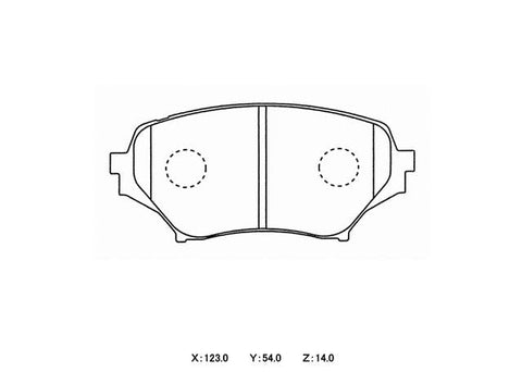 Winmax W5 Race Front Brake Pad Set WMP661-W5