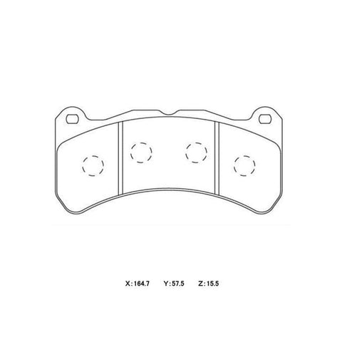 Winmax W3 Circuit Front Brake Pad Set WMP682S-W3