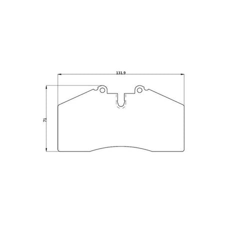 Winmax W5 Race Brake Pad Set WMP719-15.5-W5