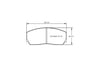 Winmax W6.5 Race Brake Pad Set WMP814-17-W6.5