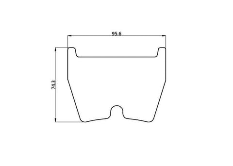 Winmax W2 Sport Front Brake Pad Set WMP845-W2