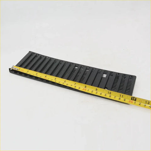 Black plastic wiper cowl grille for nissan datsun navara d21 ute 1985-1998 with parallel slots and cutouts