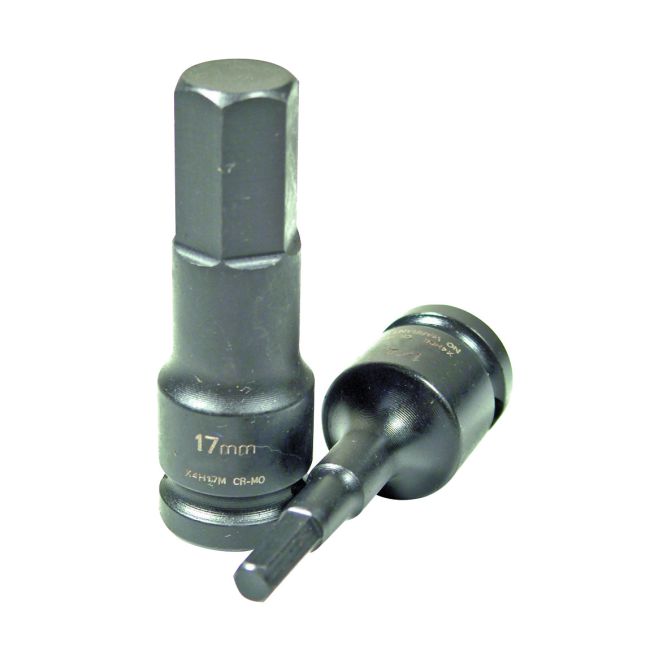 Sidchrome Abw Inhex Socket 8mm 1/2In Drive X4H08M