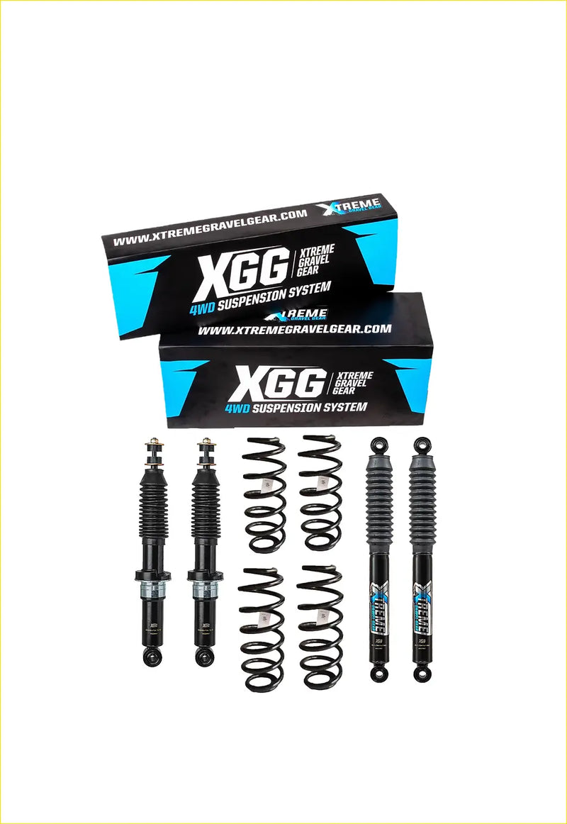 Black xgg mountain series 40-50mm lift kit 4wd suspension with shock absorbers and coil springs for isuzu d-max 2012 on